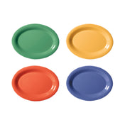 GET Enterprises OP-950-MIX Diamond Mardi Gras™ Platter 9-3/4"L X 7-1/4"W Oval
