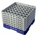 Cambro 49S1114186 Camrack® Glass Rack With (6) Soft Gray Extenders Full Size