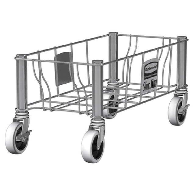 Rubbermaid 1968468 Slim Jim® Dolly Single 20"L X 9-3/10"W X 9"H