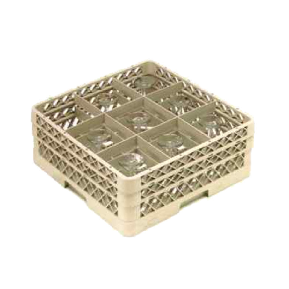Vollrath TR10FFF-06 Traex® Full Size Glass/Stemware Rack (9) Compartment 5-7/8" Square Compartment Size