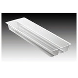 Matfer 362003 Buche Cake Mold 22-1/2"L X 3-1/4"W X 2-1/2"H Mold Size Ribbed Shaped