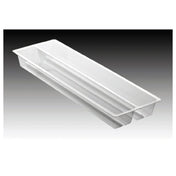 Matfer 362003 Buche Cake Mold 22-1/2"L X 3-1/4"W X 2-1/2"H Mold Size Ribbed Shaped