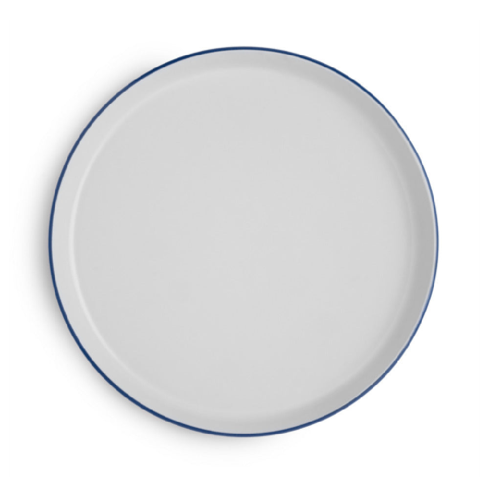Arc Cardinal FP470 Santa Anita Reflections Blue Band Gourmet Plate (D:7.0'') Stoneware