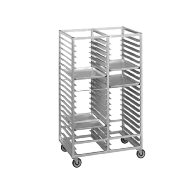 Channel 466A Cafeteria Tray Rack Double Section Standard Series
