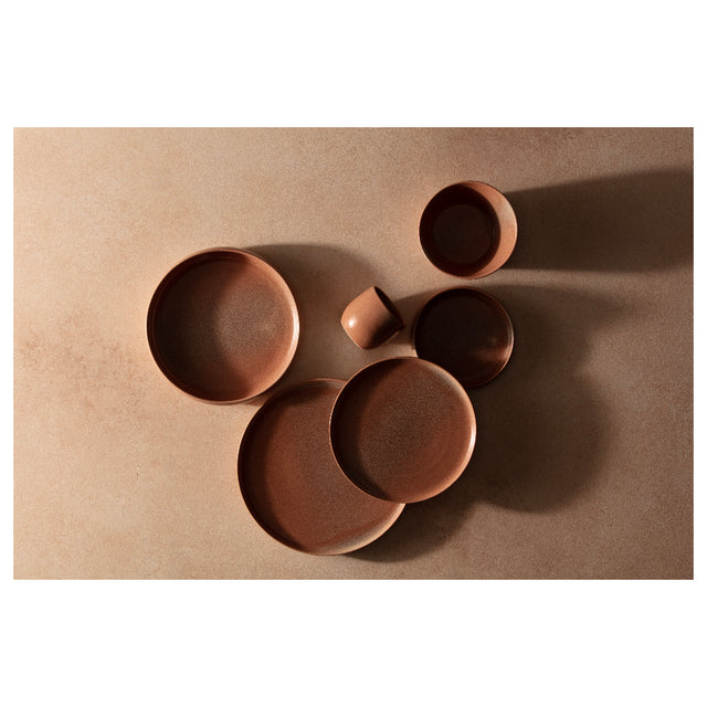 Zwiesel Fortessa CT.ICE.TR.803 - Iceland Terra Rosa Coupe Dinner Plate, 10.75" X 1.75" (27x4cm)