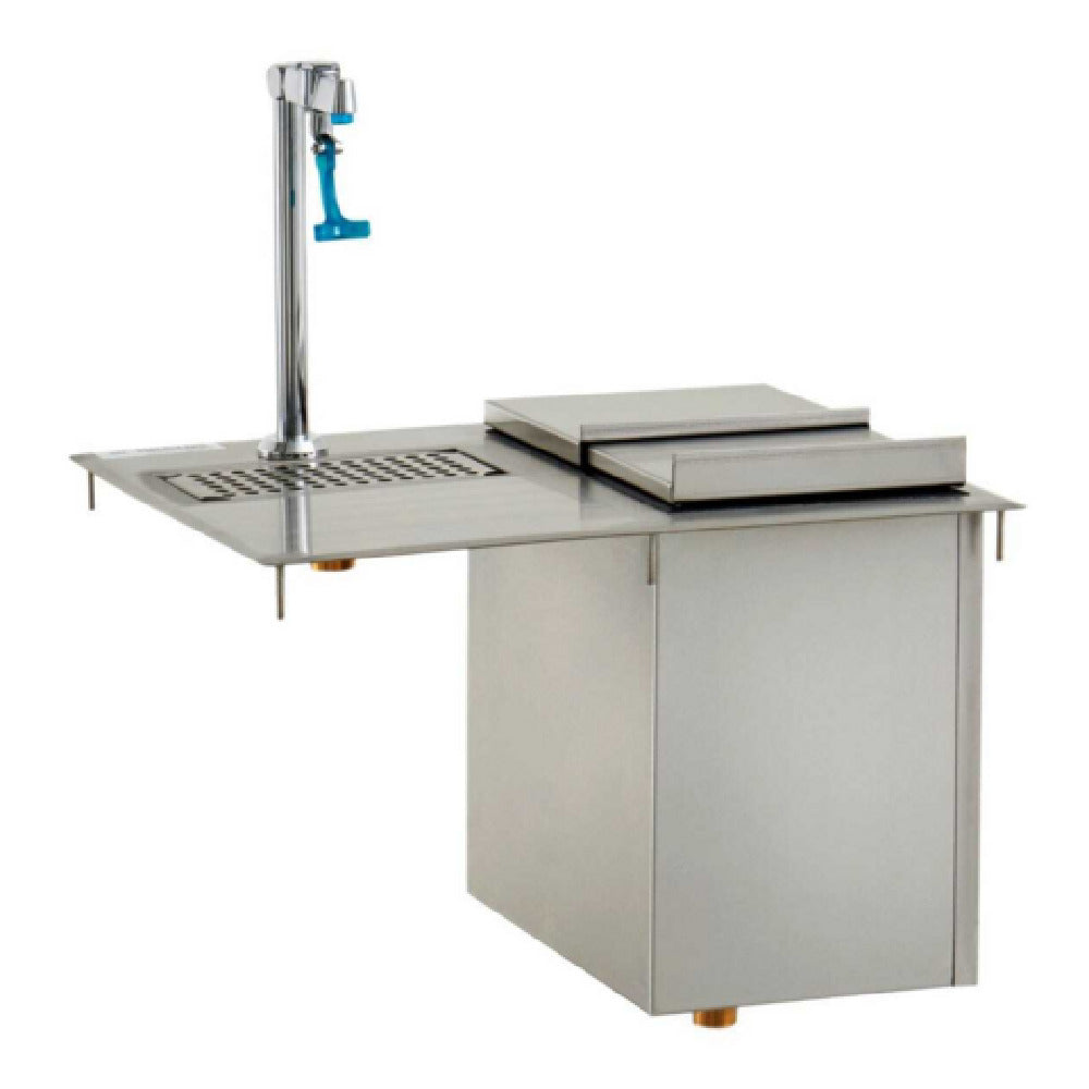 Hubert 32L-028 - Kratos Stainless Steel Water Station With Ice Bin And Glass Filler
