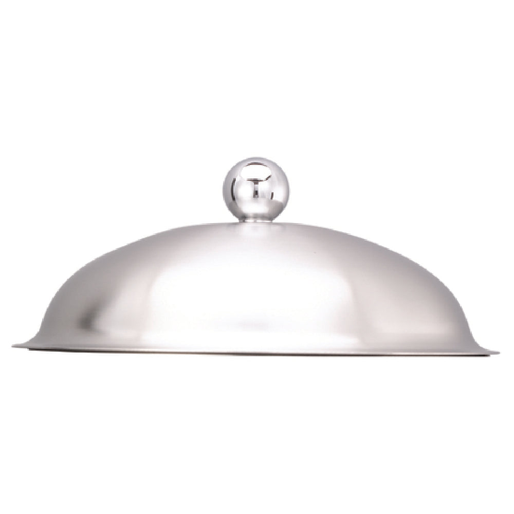 Service Ideas VURN50LKBS Gasket Lid With Chrome Knob Brushed Finish