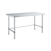 Sapphire Manufacturing SMTEO-1472G Worktable 72"W X 14"D X 35"H 18/430 Stainless Steel