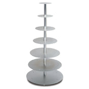 JB Prince R116 B Wedding Cake Stand 44"H Overall (7) Tiers Sizes: 6" 8" 10" 12" 16" 18" And 20"