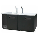 Blue Air BDD69-3B-HC - Keg Cooler, 69-3/8"W, Side-mounted Self-contained Refrigeration