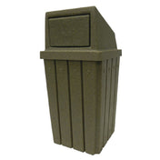 Hubert 14406 - Trash Receptacle, 32 Gallon, 18-1/4" X 18-1/4" X 29"H