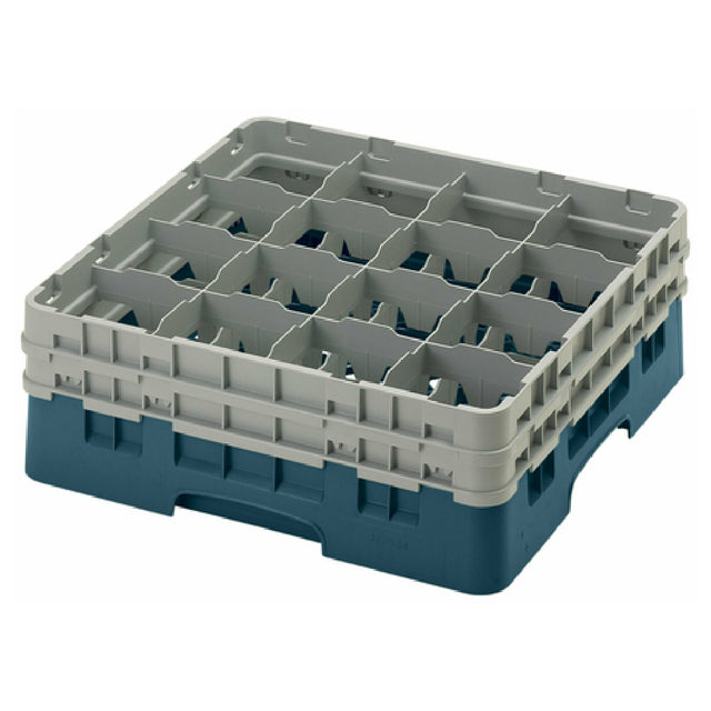 Cambro 16S534414 Camrack® Glass Rack With (2) Soft Gray Extenders Full Size