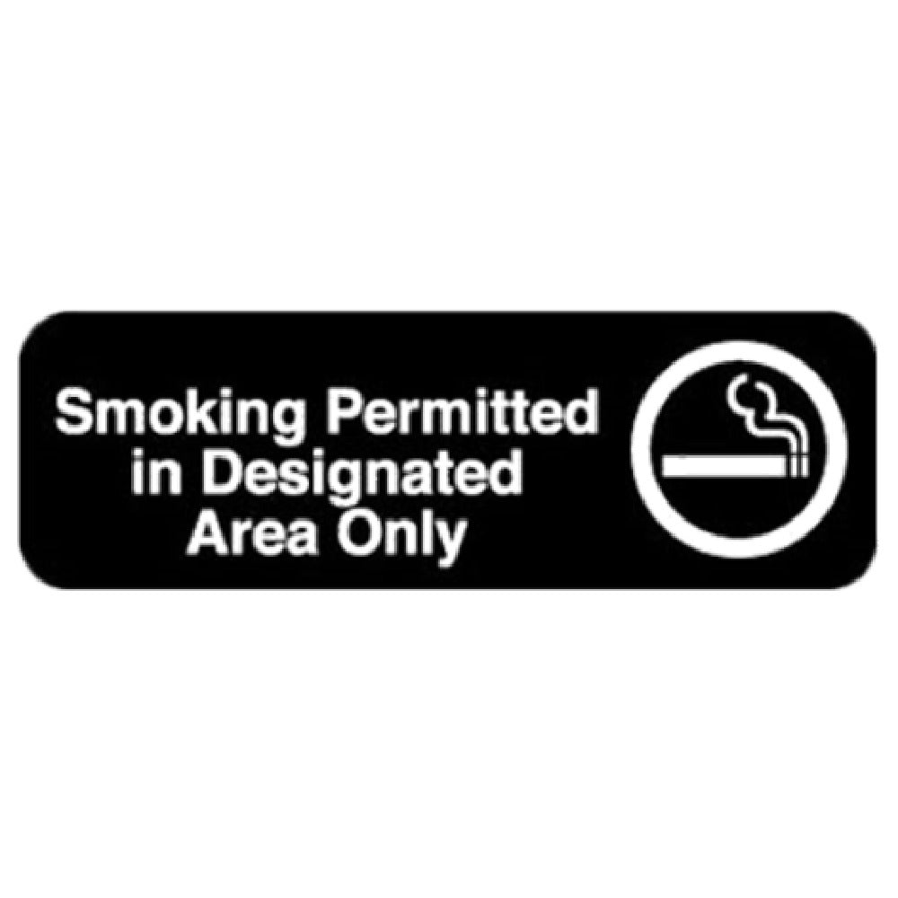 Royal ROY 394534 - Sign, 3" X 9", "Smoking Permitted