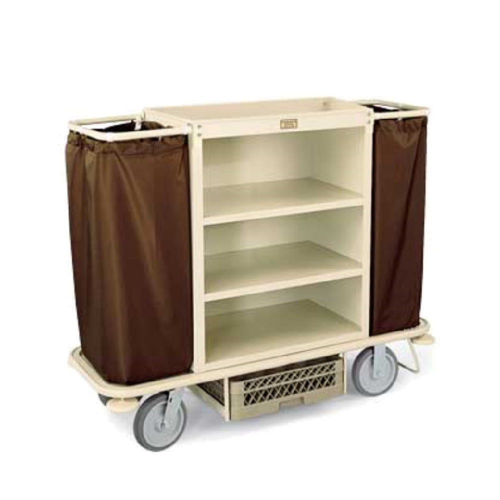 Forbes Industries 2107 Guest Room Attendant Cart 30"W X 19"D X 36"H Cabinet (3) Shelves