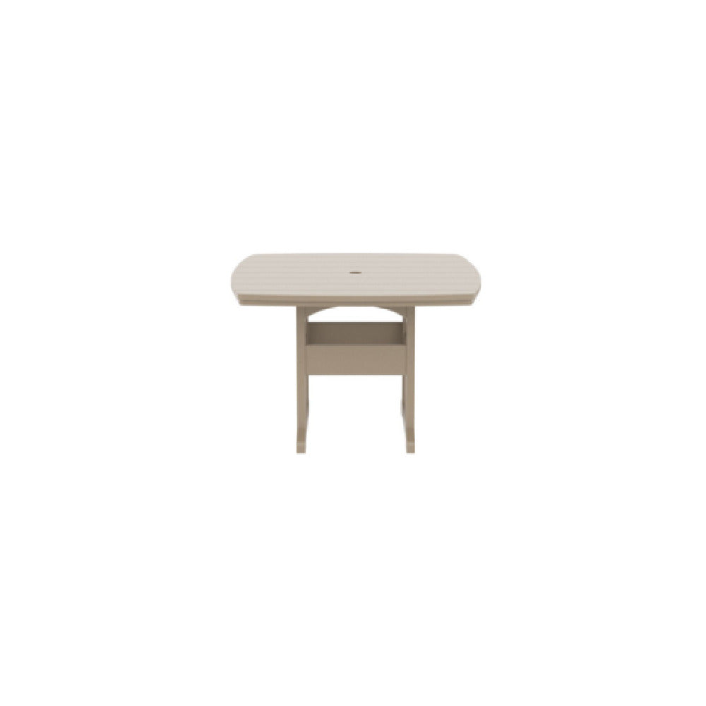 Plantation Prestige Commercial Furniture 3214445-01 STD Durawood Dining Table 44" X 45" Rectangular