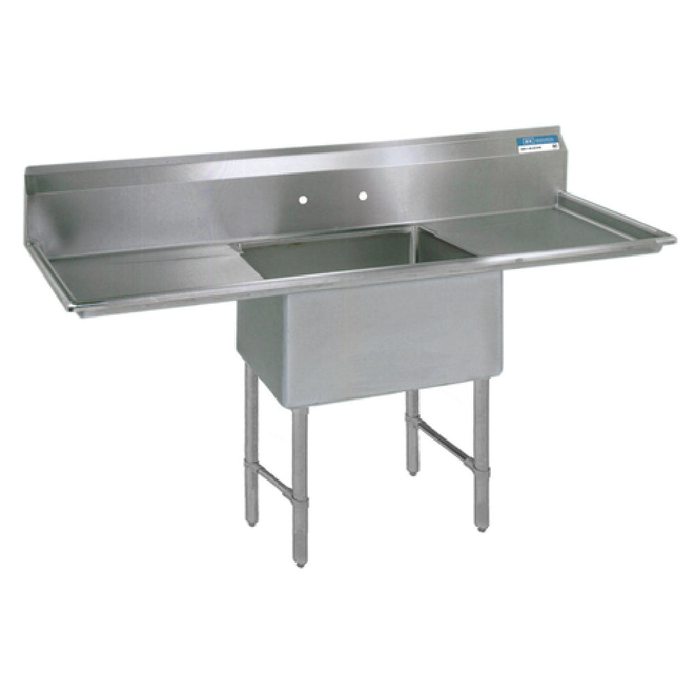 BK Resources BKS-1-24-14-24TS Sink One Compartment 72"W X 29-13/16"D X 43-3/4"H Overall Size