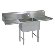 BK Resources BKS-1-24-14-24TS Sink One Compartment 72"W X 29-13/16"D X 43-3/4"H Overall Size