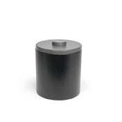 FOH RIB045BKL21 3.5qt Round London Ice Bucket Black With Smoke Lid Includes One RIB017BKL21-BTM 3.5qt Round London Ice Bucket Base Black