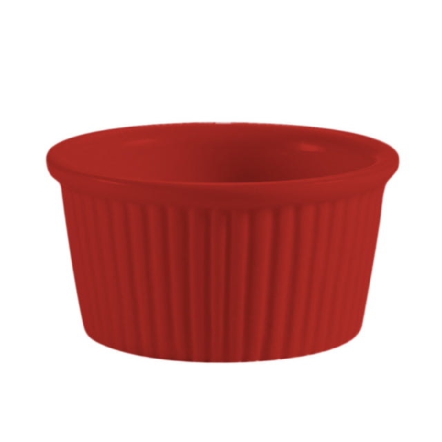 CAC China RKF-3-R RKF Ramekin 3 Oz. 3" Dia. X 1-1/2"H