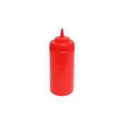 Buccaneer Container Corp 5012008030 (Buccaneer) Squeeze Bottles 8 Oz. Red