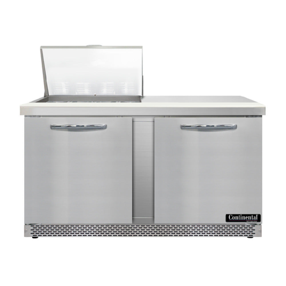 Continental Refrigerator D60N12M-FB Designer Line Mighty Top Sandwich Unit Front Breather