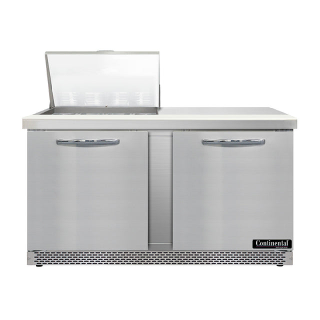 Continental Refrigerator D60N12M-FB Designer Line Mighty Top Sandwich Unit Front Breather