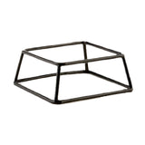 GET Enterprises SS763-RC Elite Global Solutions Pedestal 7"L X 6"W X 3"H Rubber Coated Steel