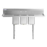 Empura EHD31014LR12 - Sink, 58"W X 19.5"D X 44.25"H, 19.5"D X 58"W X 44.25"H