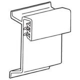 Hubert 39130 - Clear Plastic Mini Clip On Shelf Label Holders 1 12"L X 1 1/4"H