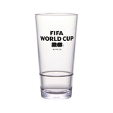 GET Enterprises S-18-FIFA26-LOGOBW FIFA Stackable Glass 20 Oz (21 Oz Rim-full) 3.4" Dia. X 6.6" H.