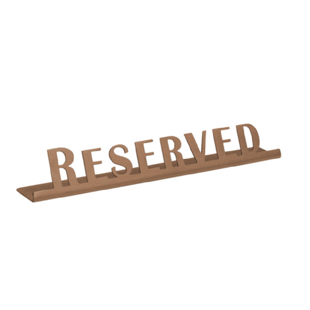 Service Ideas 1C-ST-RESERV-SIGN-RG Table Sign "Reserved" 1"H X 6-1/2"W