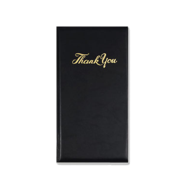 Alegacy Foodservice Products GC105B Guest Check Cover 5-1/2" X 10-1/4" Sealed Edges Two Inside Pockets