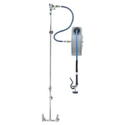 T&S Brass B-1444 Hose Reel Assembly Enclosed 3/8" X 50 Ft. Hose With Blue Spray Valve