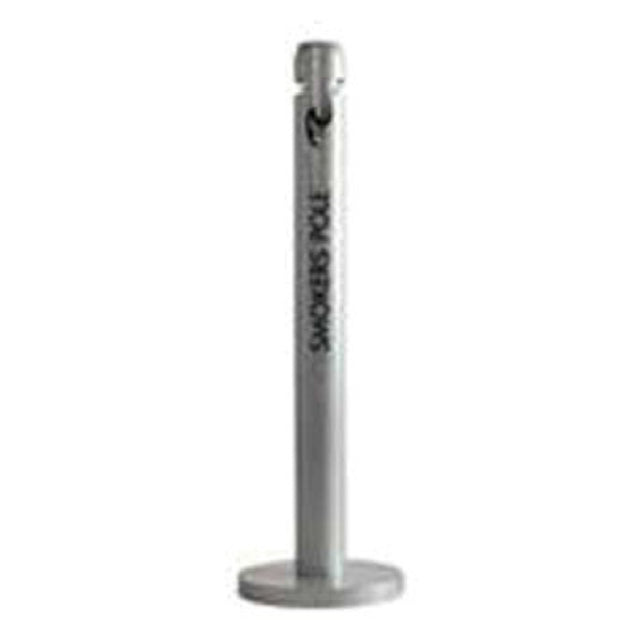 Rubbermaid FGR1BK Smokers' Pole Outdoor Container 4" Dia. X 41"H Weather Resistant