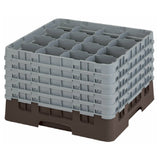 Cambro 16S1058167 Camrack® Glass Rack With (5) Soft Gray Extenders Full Size