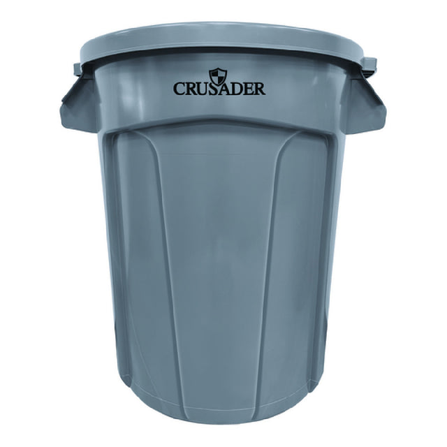 Quantum CTC-32_RED - Crusader Round Heavy-duty Utility Container, 32 Gallon, 22" Dia. X 27-3/10" H