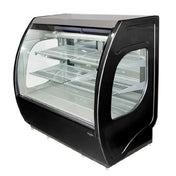Howard-McCray ELITE-4-DC-B Elite Series Refrigerated Deli Display Case Curved Front Glass