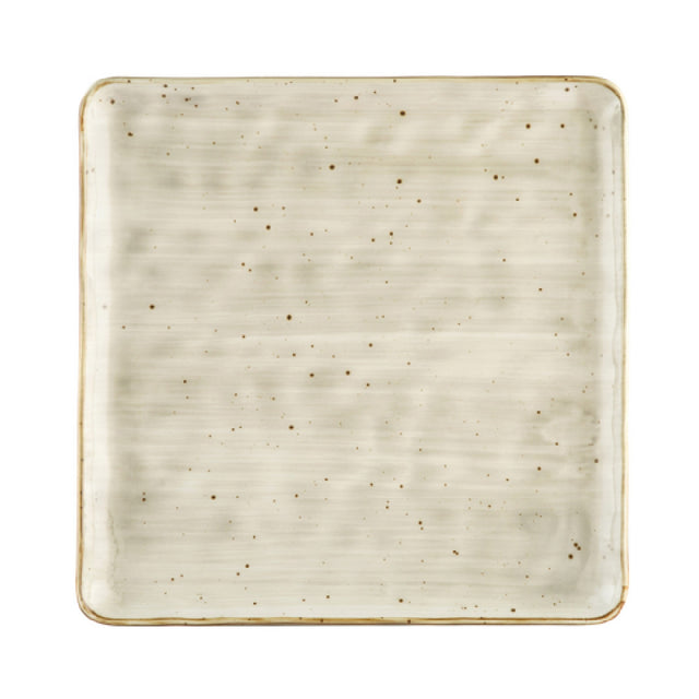 CAC China TUS-SQ21-BGE Tucson Plate 12"L X 12"W X 3/4"H Square