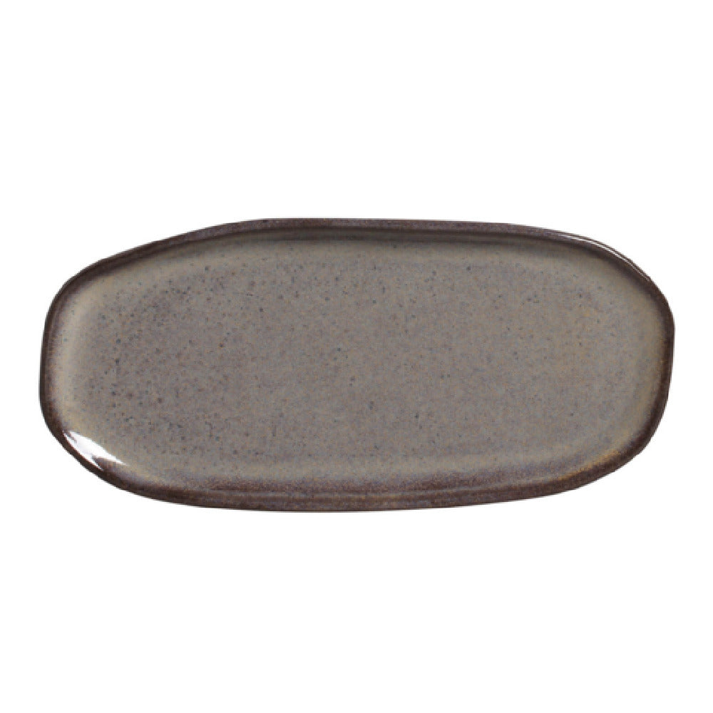 Porto Brasil 15114108901 Shallow Organic Plater Small Oval