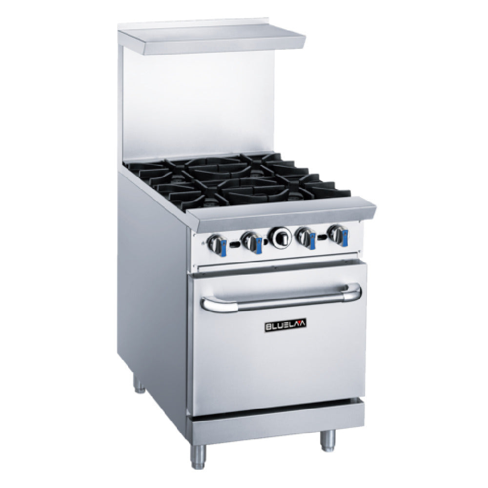 Blue Air BLR24-4B - BLUELAVA Range, Gas, 24"W X 31-1/2"D X 56"H