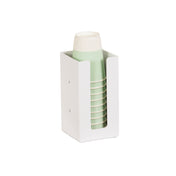 Cal Mil 298-15 White Classic Napkin Display 4.5"W X 4.5"D X 8"H