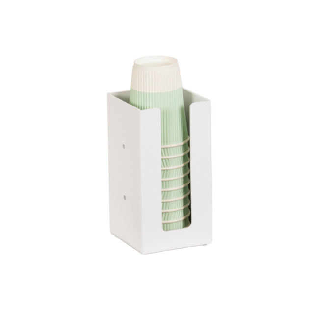 Cal Mil 298-15 White Classic Napkin Display 4.5"W X 4.5"D X 8"H