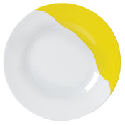 GET Enterprises BF-9-W/Y Bold™ Plate 9" Dia. Round