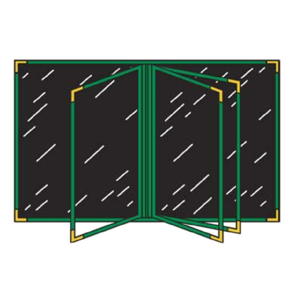 Menu Solutions RS160A Menu Cover Holds 5-1/2" X 8-1/2" Insert Five Panel Booklet