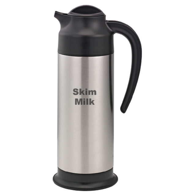 Service Ideas SSN100SMET SteelVac™ Vacuum Creamer 1 Liter (33.8 Oz.) 4-1/2" X 6" X 11-1/2"