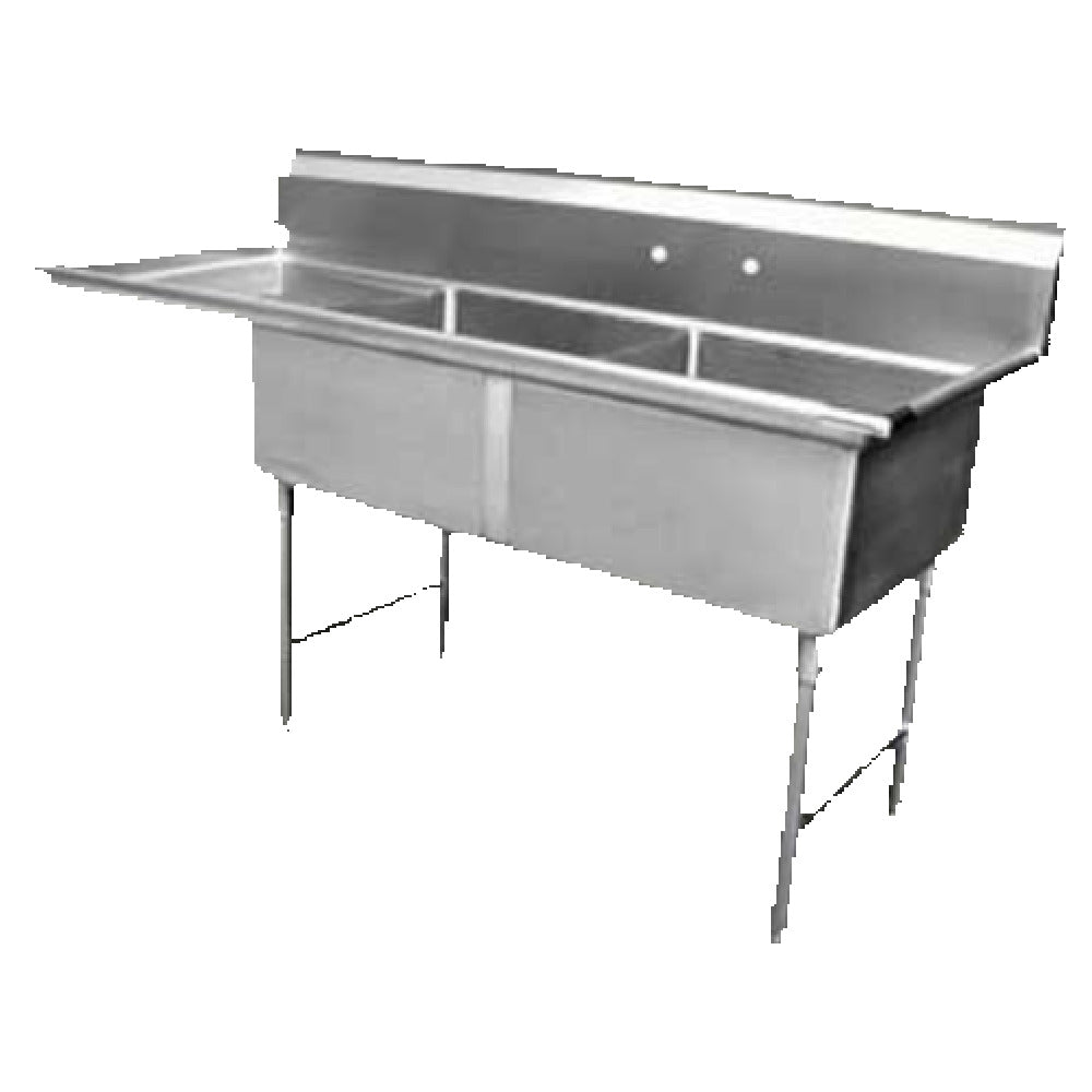 GSW USA SE18182L Sink Two Compartment 57-1/4"W X 24"D X 45"H