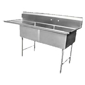 GSW USA SE18182L Sink Two Compartment 57-1/4"W X 24"D X 45"H