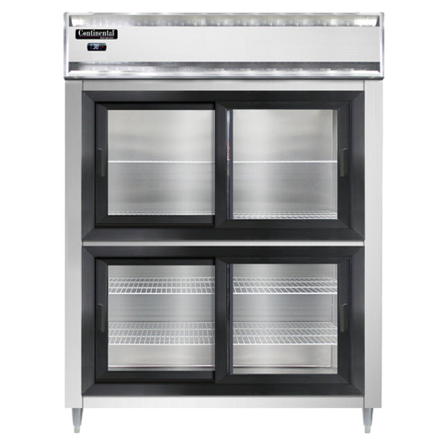 Continental Refrigerator D2RENSASGDHD Designer Line Wide Refrigerator Reach-in