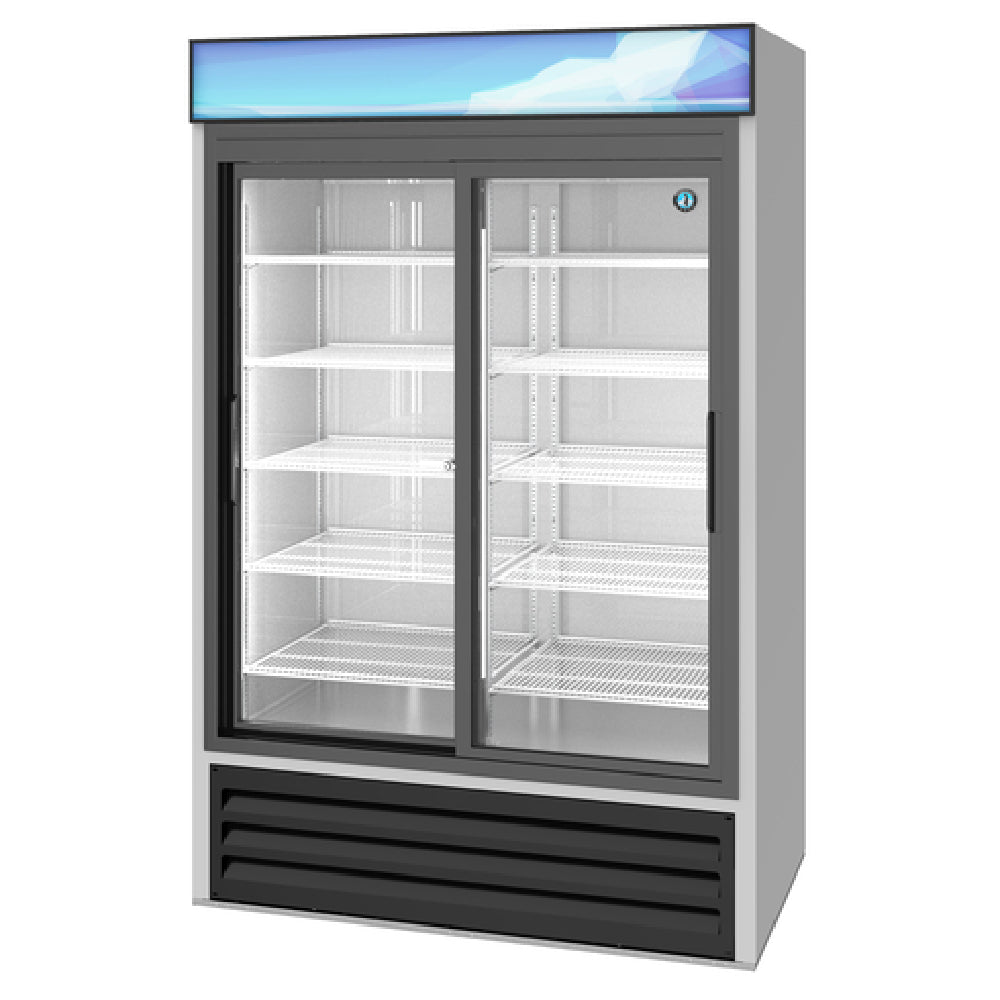 Hoshizaki RM-45-SD-HC - (REPLACES RM-45-SD) Refrigerated Merchandiser, Reach-in, Two-section