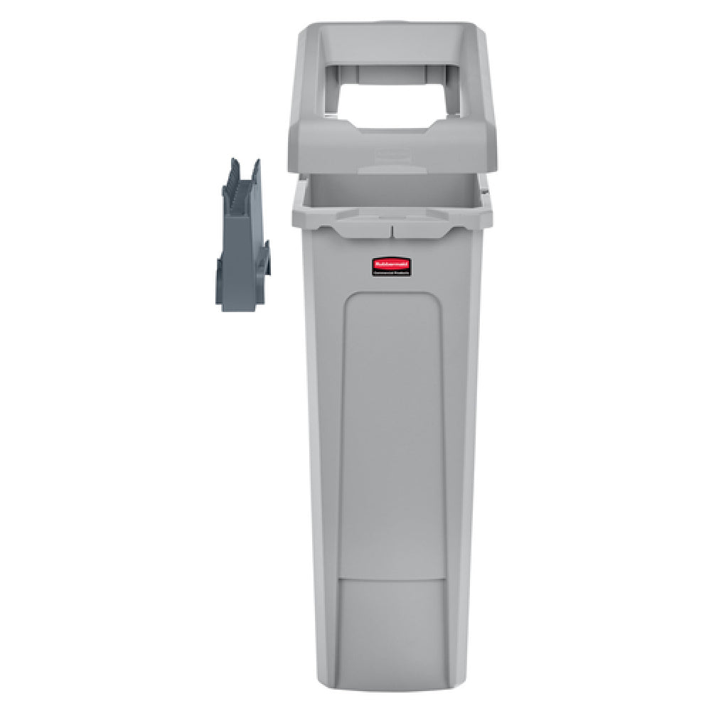 Rubbermaid 2007913 Slim Jim® Recycling Station Build Your Own Kit 23 Gallon Includes (1) 12"W X 21-1/2"D X 34-1/4"H Slim Jim® Container